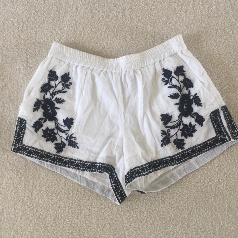 Embroidered JCrew Shorts